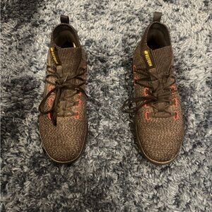 Puma Black and Red Basketball Sneakers.